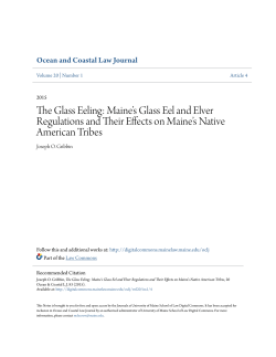 - University of Maine School of Law Digital Commons