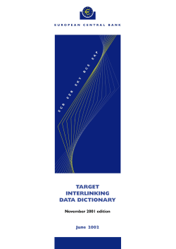 TARGET Interlinking Data Dictionary