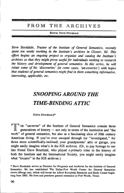 snooping around the time binding attic