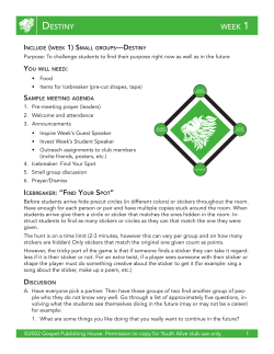 destiny - Youth Alive