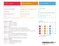 Workout 1 - Herbalife24