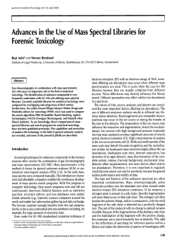 Advances in the Use of Mass Spectral Libraries