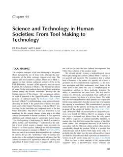 Chapter 44 - Science and Technology in Human Societies: From