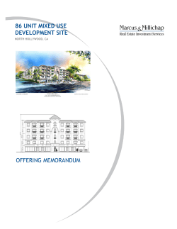 offering memorandum 86 unit mixed use development site