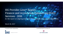 ISG recognizes Sutherland for digital enabled Financial and