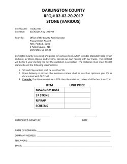 DARLINGTON COUNTY RFQ # 02-02-20