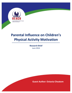 Parental Influence on Children`s Physical Activity