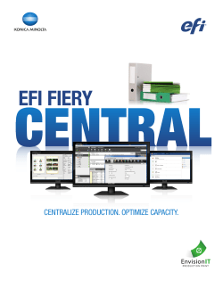 efi fiery - Konica Minolta Business Solutions