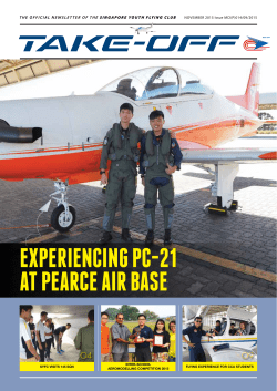 Nov 2015 Issue - Singapore Youth Flying Club