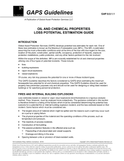 Oil And Chemical Properties Loss Potential Estimation