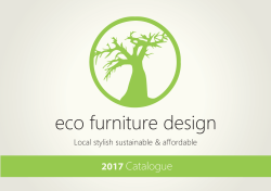Catalogue - Eco Furniture Design