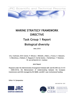 Task Group 1 Report - European Commission