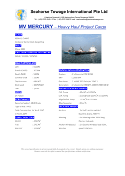 Seahorse Towage International Pte Ltd MV