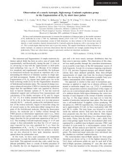 Observation of a nearly isotropic, high