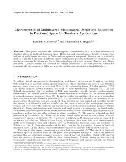 Characteristics of Multilayered Metamaterial
