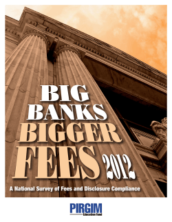A National Survey of Fees and Disclosure Compliance