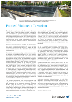 Political Violence / Terrorism