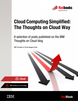 Cloud computing simplified: The Thoughts On