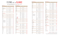 Flight schedule - Air Canada Vacations