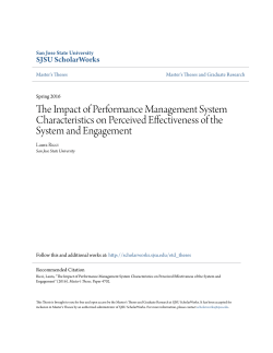 The Impact of Performance Management System Characteristics on