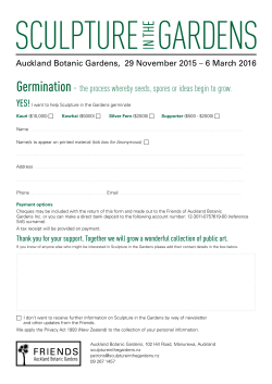 Germination- the process whereby seeds, spores or ideas begin to