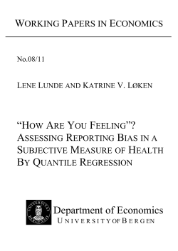 Department of Economics