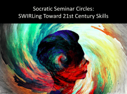 Socratic Seminar Circles: SWIRLing Toward 21st Century Skills