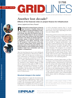 Rapid growth in project finance, driven by