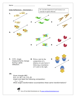 Compositions and Glide Reflections Worksheet Five Pack