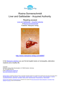 Rosina Sonnenschmidt Liver and Gallbladder