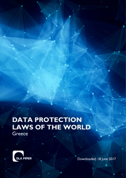 DOWNLOAD current countries - Data Protection Laws of the World