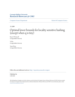 Optimal lower bounds for locality sensitive hashing (except when q