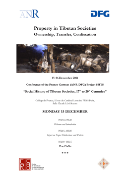 here - Social History of Tibetan Societies