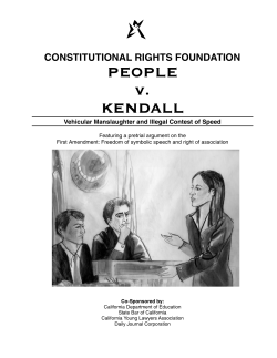 People v. Kendall - Clark Magnet High School