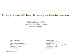 2015 May Meeting Materials