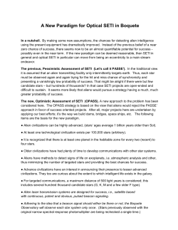 New Paradigm - Boquete Optical SETI Observatory