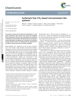 Surfactant-free CO 2-based microemulsion