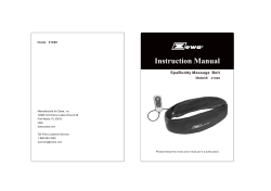 SpaBuddy Massage Belt - Zewa Medical Technology