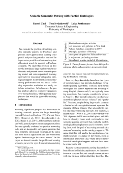 Scalable Semantic Parsing with Partial Ontologies