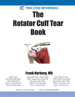 The Rotator Cuff Tear Book