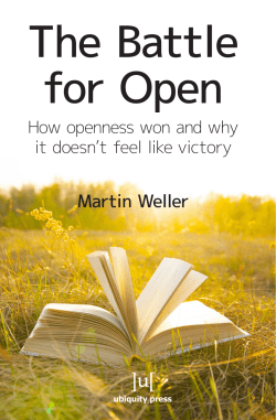 How openness won and why it doesn`t feel like victory