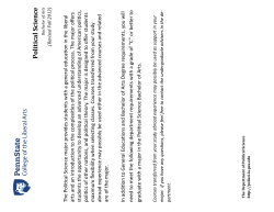 Department of Political Science