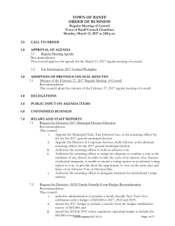 Agenda Package