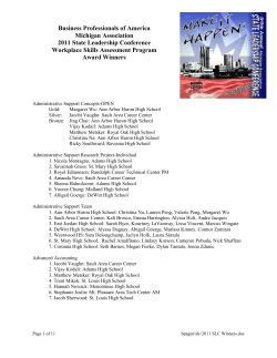 Business Professionals of America Michigan