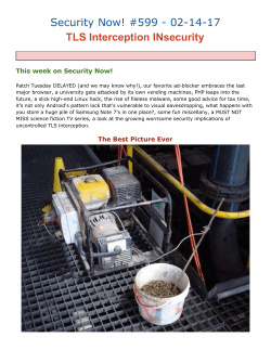 Security Now! #599 - 02-14-17 TLS Interception INsecurity