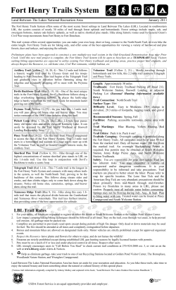 Fort Henry Trails System