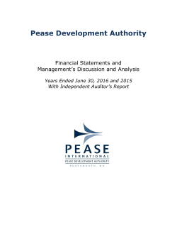 maine court fac authority - Pease Development Authority