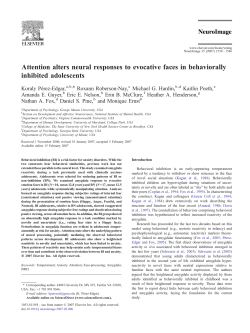 Attention alters neural responses to evocative faces in behaviorally
