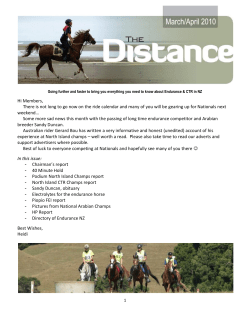 Hi Members, There is not long to go now on the ride calendar and