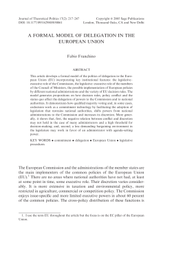 a formal model of delegation in the european union